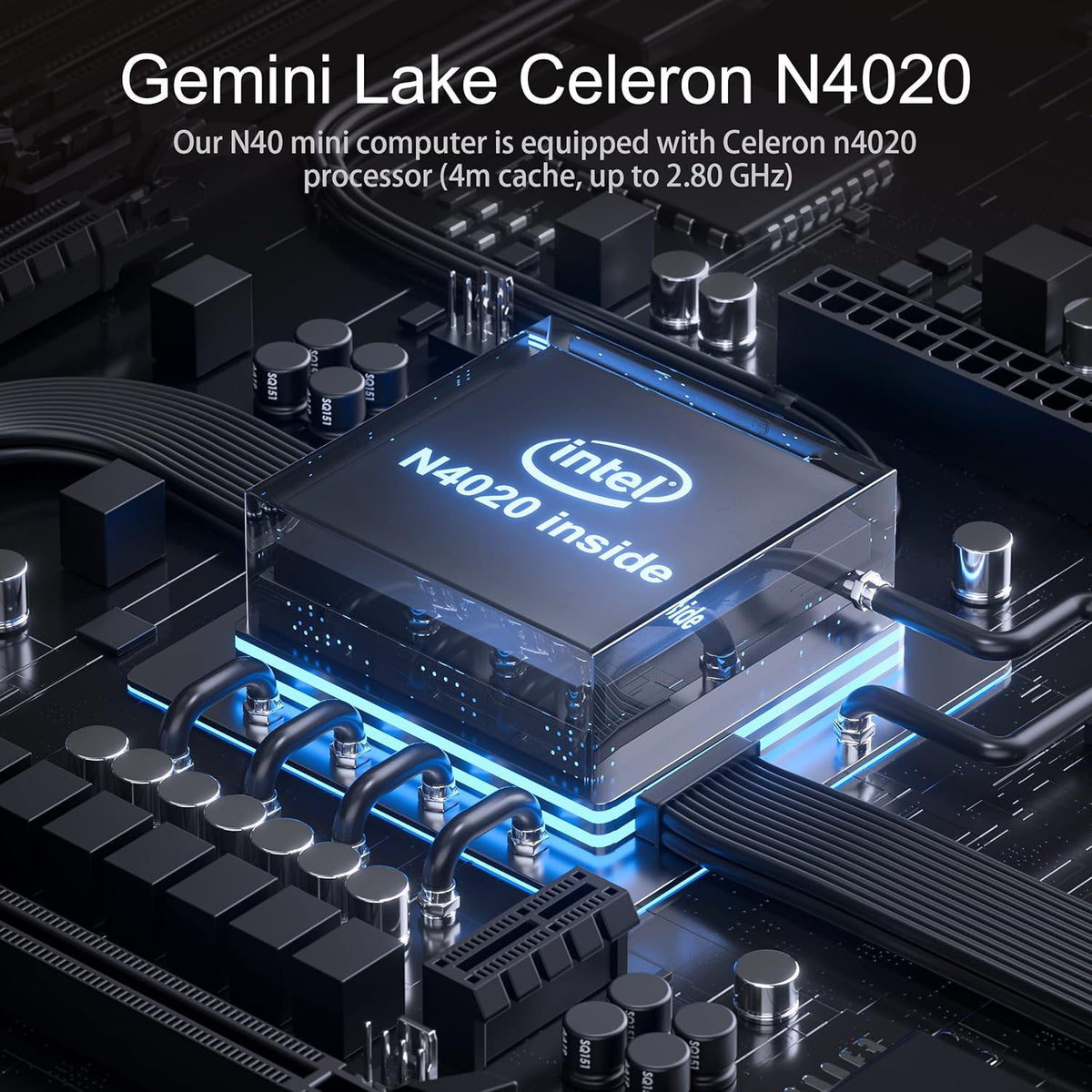 Mini PC 4GB RAM 64GB eMMC Celeron N4020 H79275