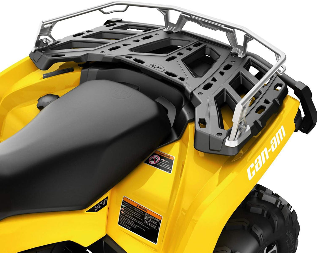 Black ATV Front and Rear Rack Extension V788
