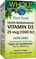 Vitamin D3 1000 IU 25 mcg Vegan 90 Capsules G824