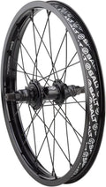 Black 18x22 Rear Cassette Wheel 14mm Axle 9T Driver W126091