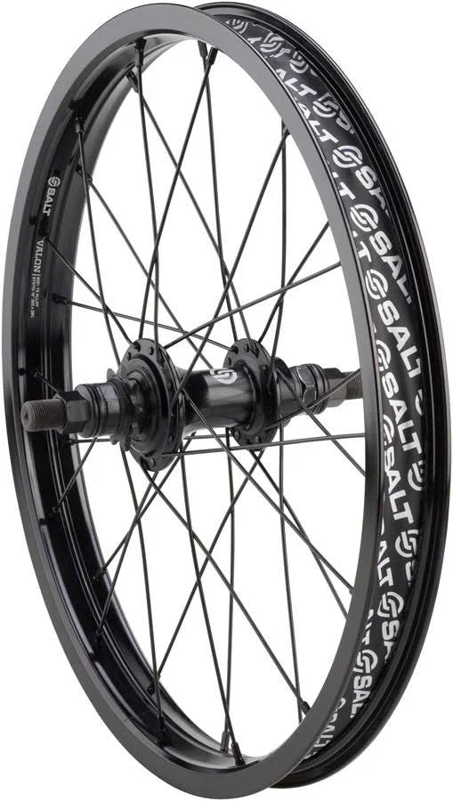 Black 18x22 Rear Cassette Wheel 14mm Axle 9T Driver W126091
