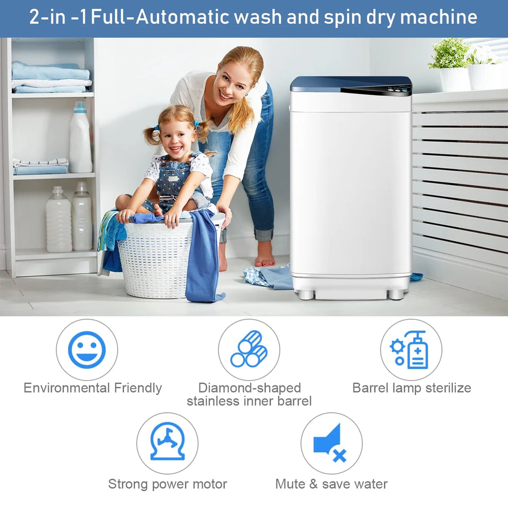 7.7 lbs Full-Automatic Washing Machine R350738
