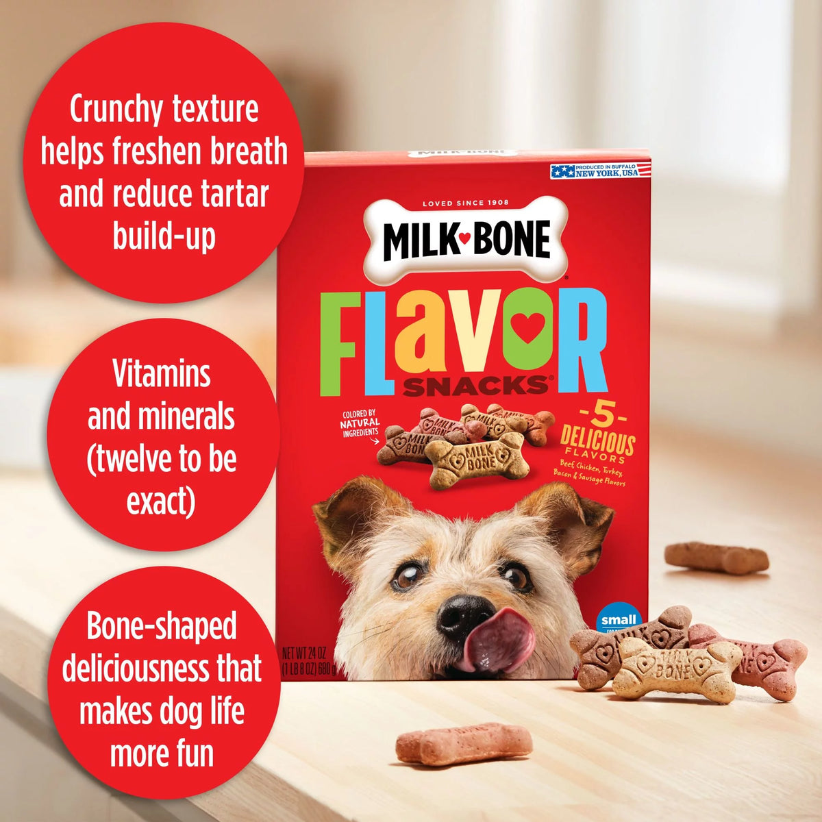 Small Dog Biscuits, 8-Pound R8783