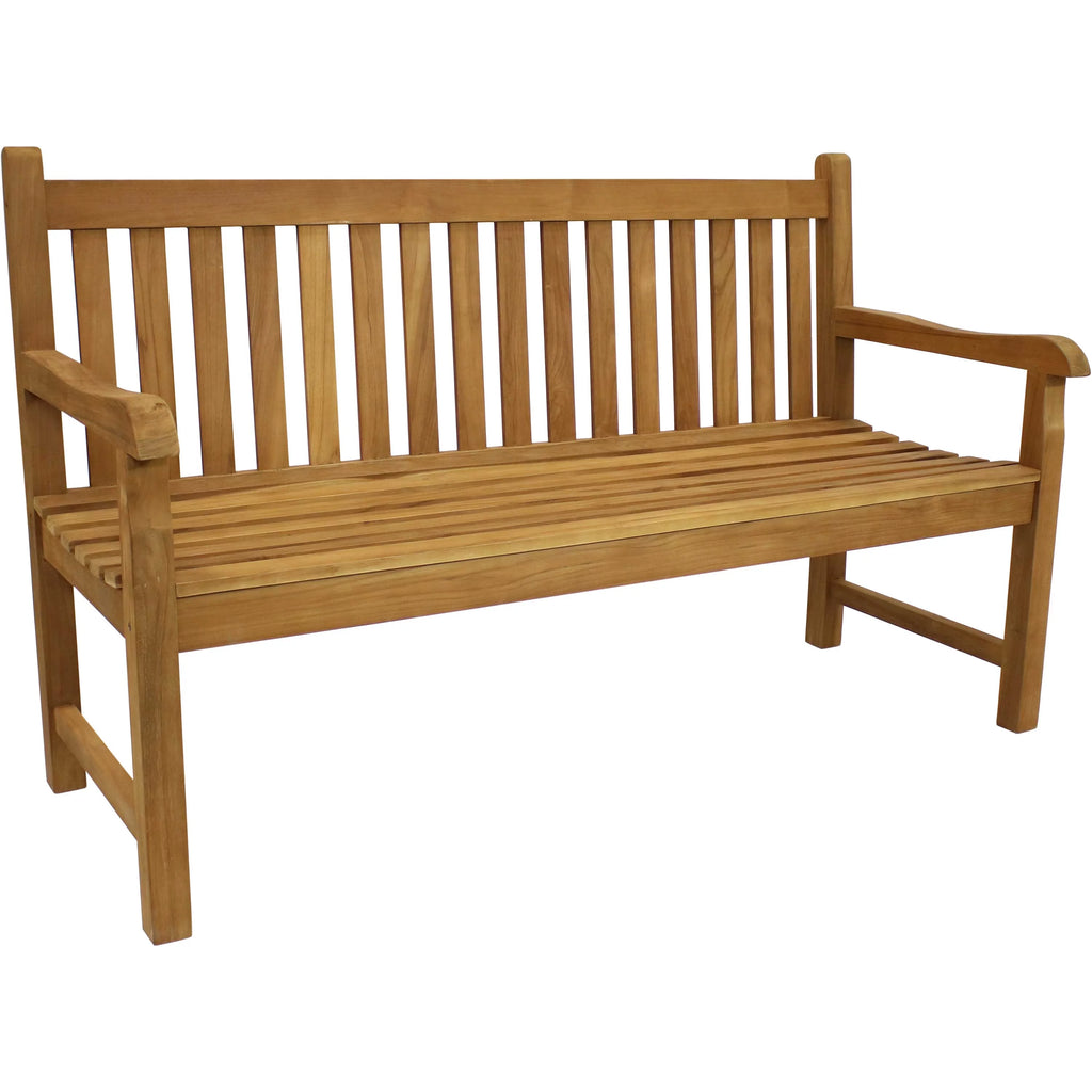 Teak Wood Patio Garden Bench E75801