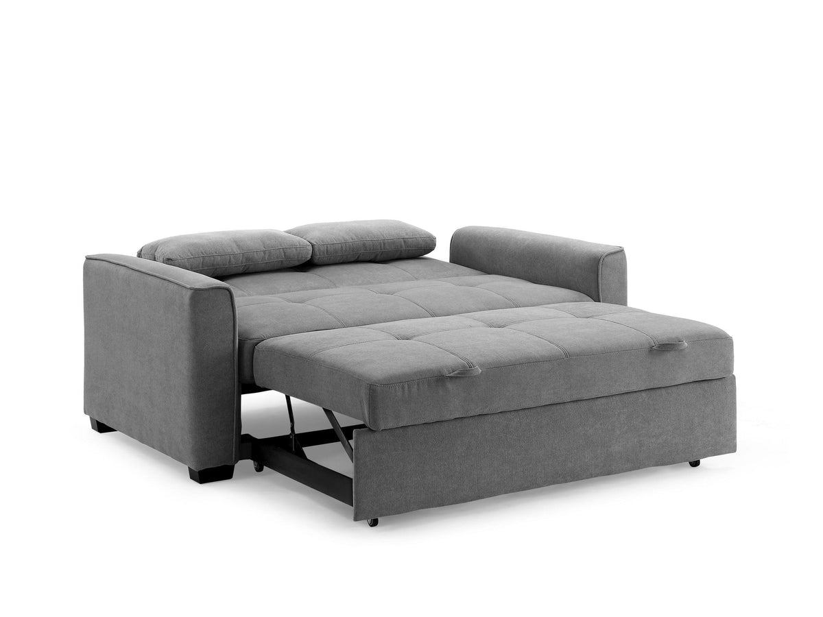 Cappuccino Full Size Sleeper Loveseat H815