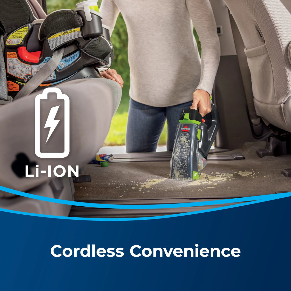 Cordless Portable Carpet Cleaner J4413