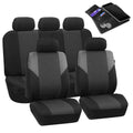 Black and Gray Car Seat Covers M5346
