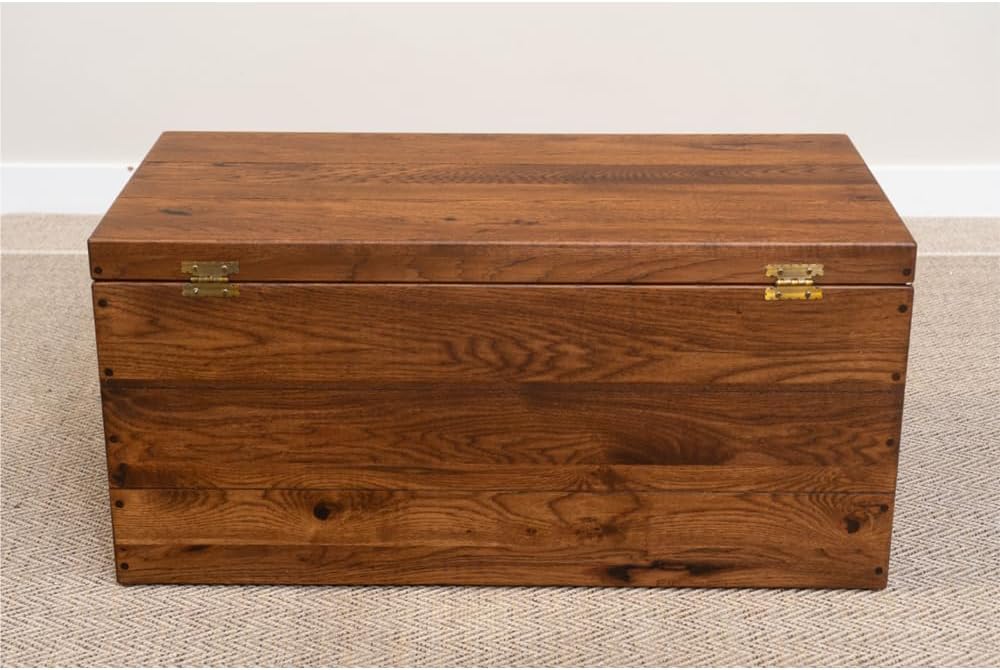 36” Solid Wooden Storage Chest with Handles Y405244