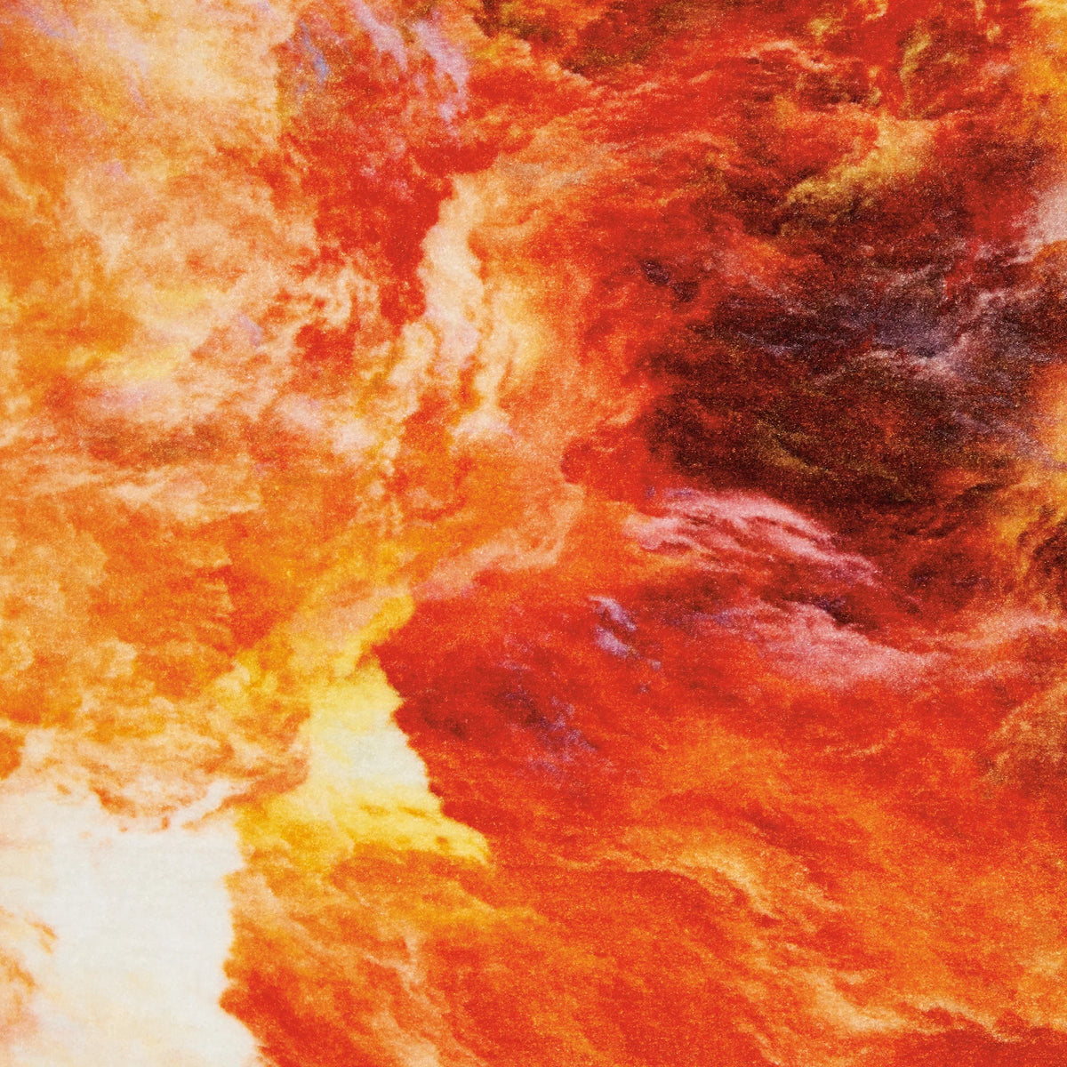 Abstract Red Flame Area Rug F78676