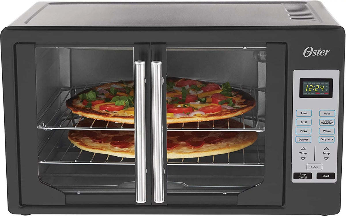 Extra Large Black French Door Toaster Oven Q50662