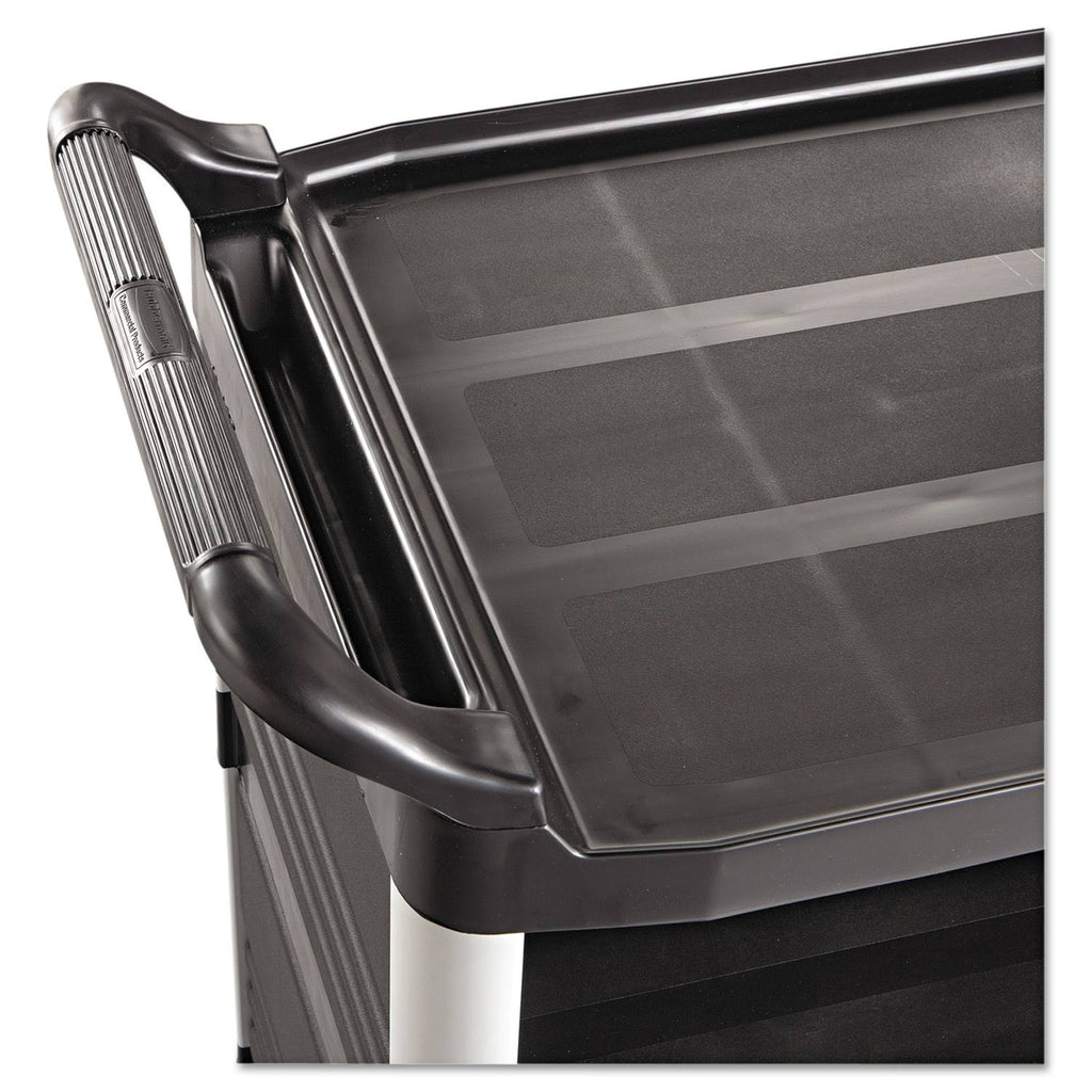 Black 3-Shelf Utility Cart H671