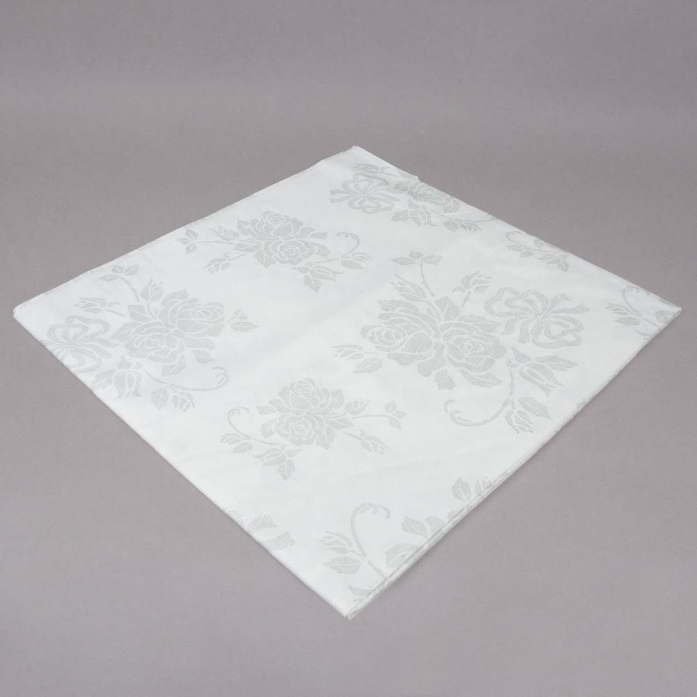 82x22 Linen-Like Silver Table Cover - 24/Case B349