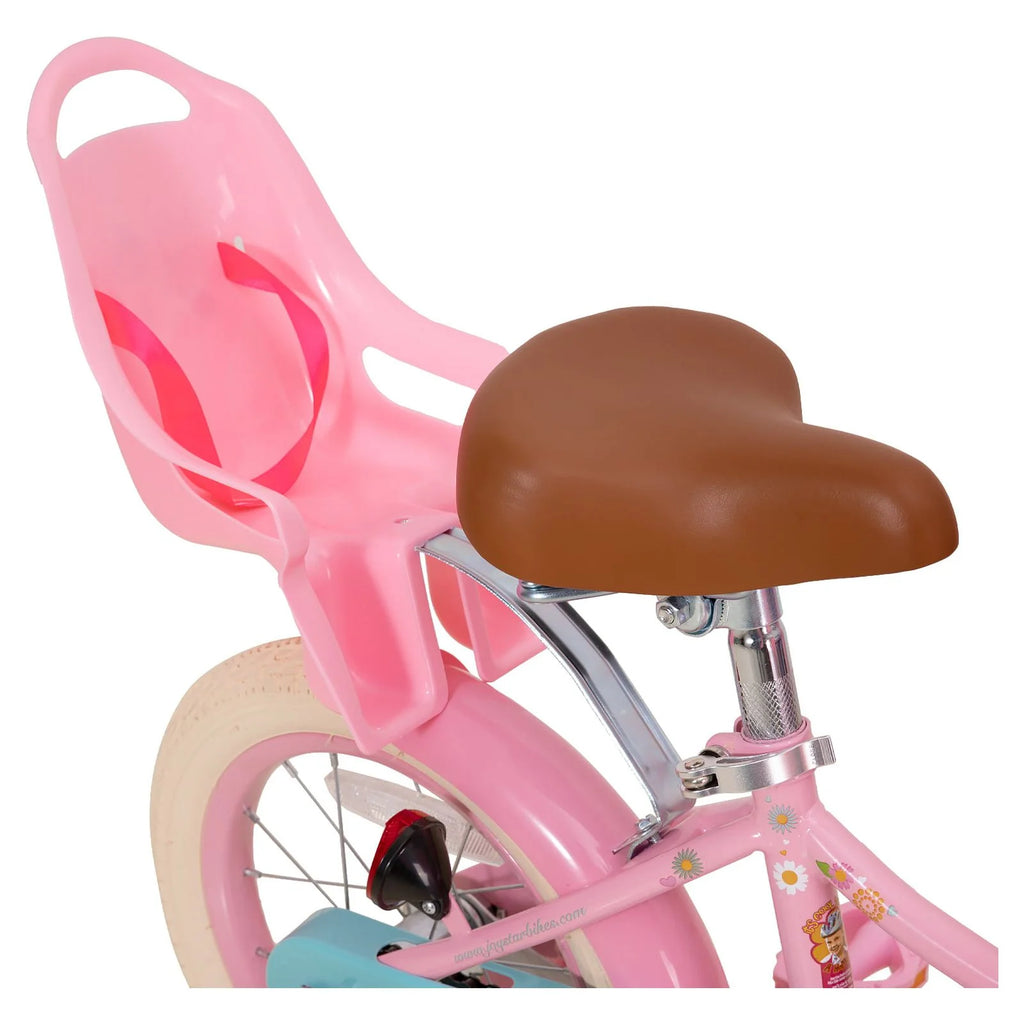 16 inch Kids Bike with Handbrake Training Wheels Basket Pink B2669