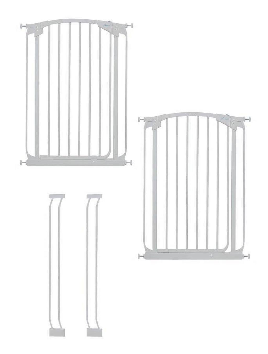 White Auto Close Stay Open Gate Extra Value Pack S3383