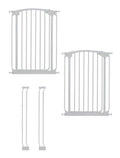 White Auto Close Stay Open Gate Extra Value Pack S3383