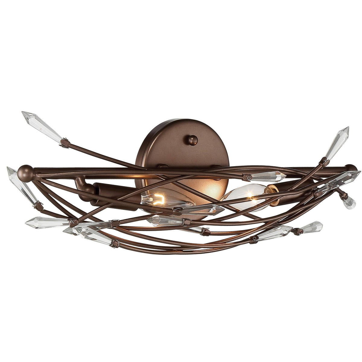 2 Light Bath Light Bronze T51022