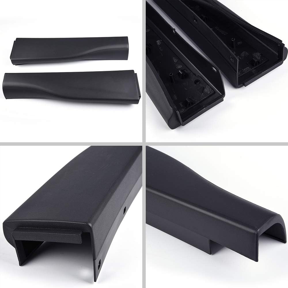 Black Tailgate Protector Molding Trim Caps O194147