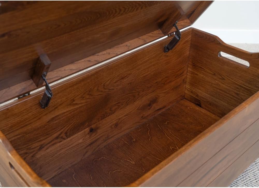 36” Solid Wooden Storage Chest with Handles Y405244