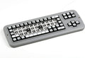 Norwegian Computer Keyboard with Uppercase/Lowercase White Lettering K712118