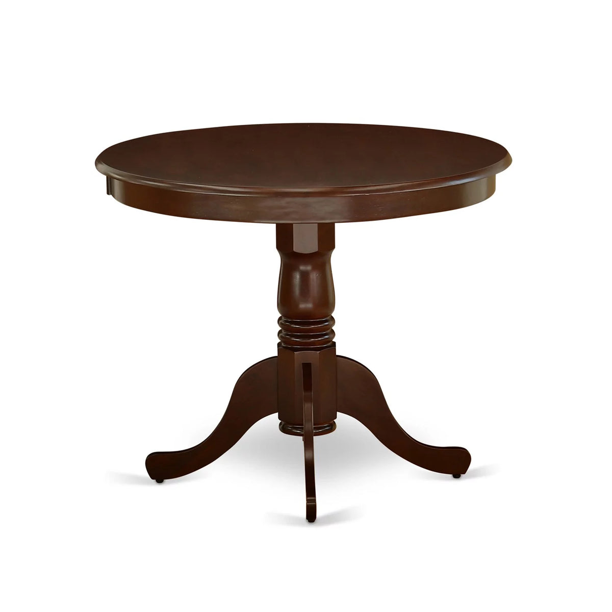 Antique 5-piece Dining Chair and Round Table Set in Mahogany R173