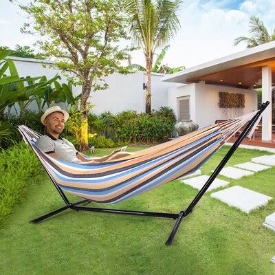 Portable Hammock Camping Chair with Steel Stand and Carrying Case A929