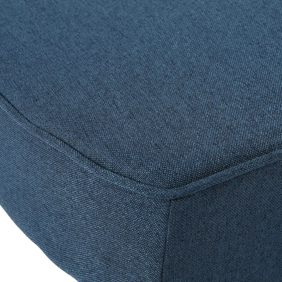 Navy Blue Fabric Chaise Lounge Y145