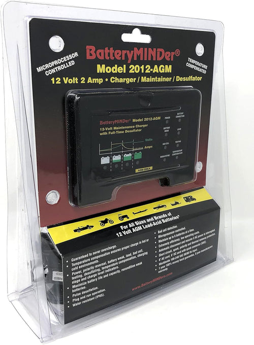 12 Volt 2 Amp AGM Battery Charger Maintainer Desulfator X3460
