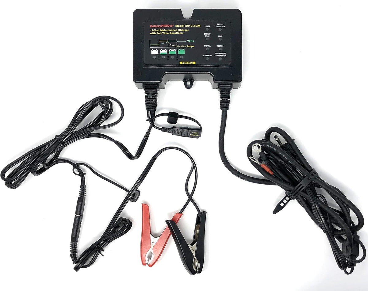 12 Volt 2 Amp AGM Battery Charger Maintainer Desulfator X3460