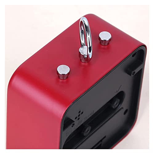 Small Digital Desk Clock with Square Metal Case O135526