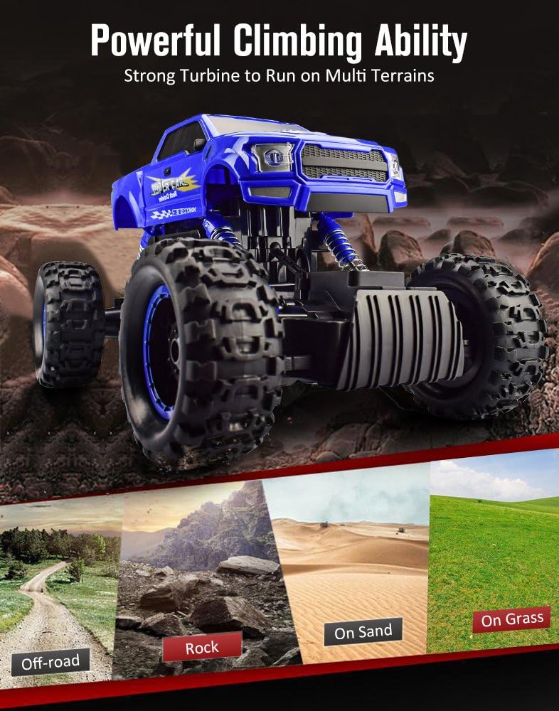 1:12 Off Road 4WD Monster Truck RC Car with 2 Batteries S73352