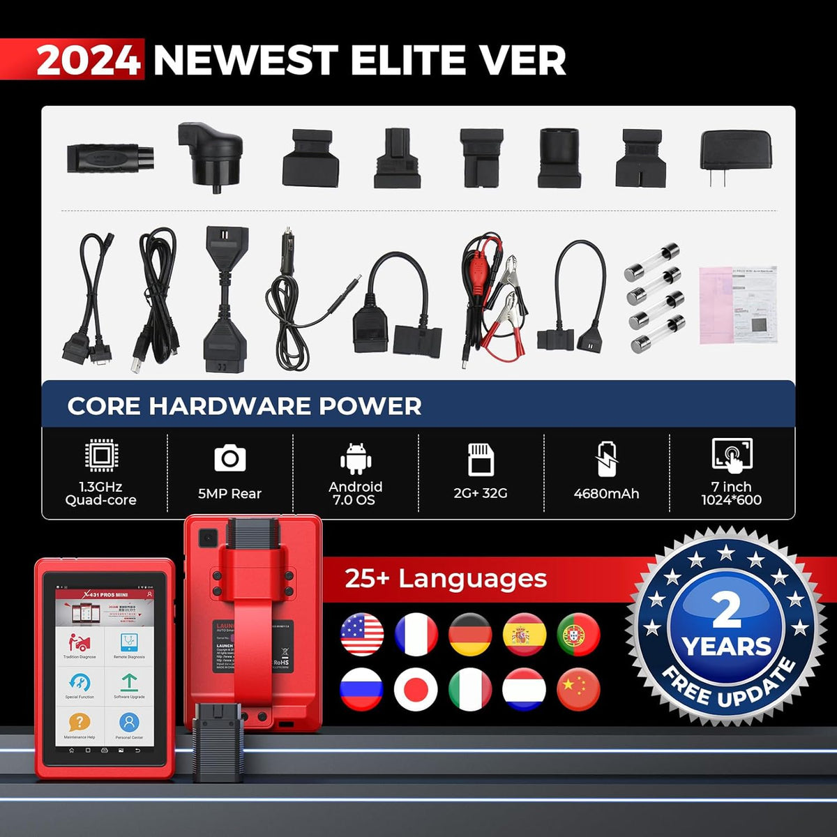 ECU Coding Diagnostic Scanner Bi-Directional Scanner with Bluetooth M377