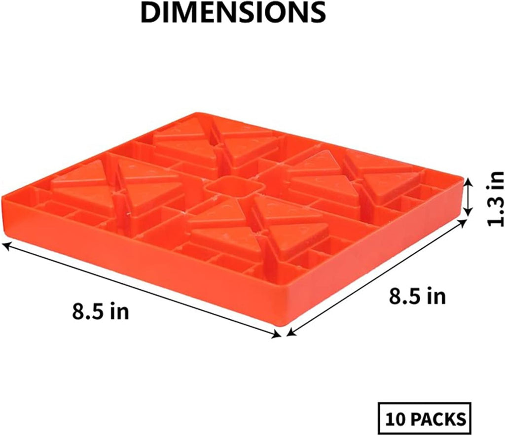 Camper Leveling Blocks 10 Pack with Carrying Bag X13435