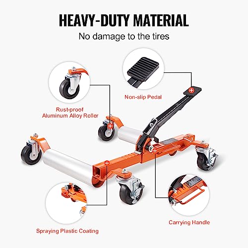 1 Piece Heavy Duty Ratcheting Wheel Dolly 1500 LBS D77151