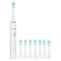Rechargeable Electric Toothbrush with 8 Brush Heads, 5 Modes D16774