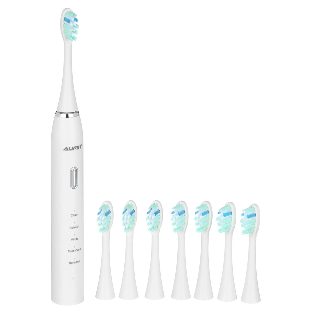 Rechargeable Electric Toothbrush with 8 Brush Heads, 5 Modes D16774