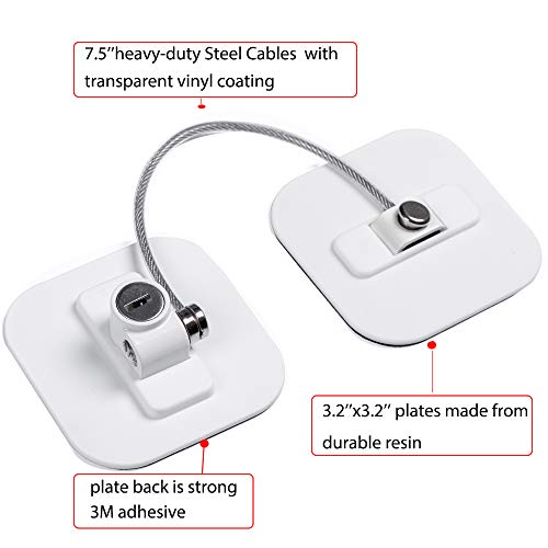 White Fridge Lock M9297