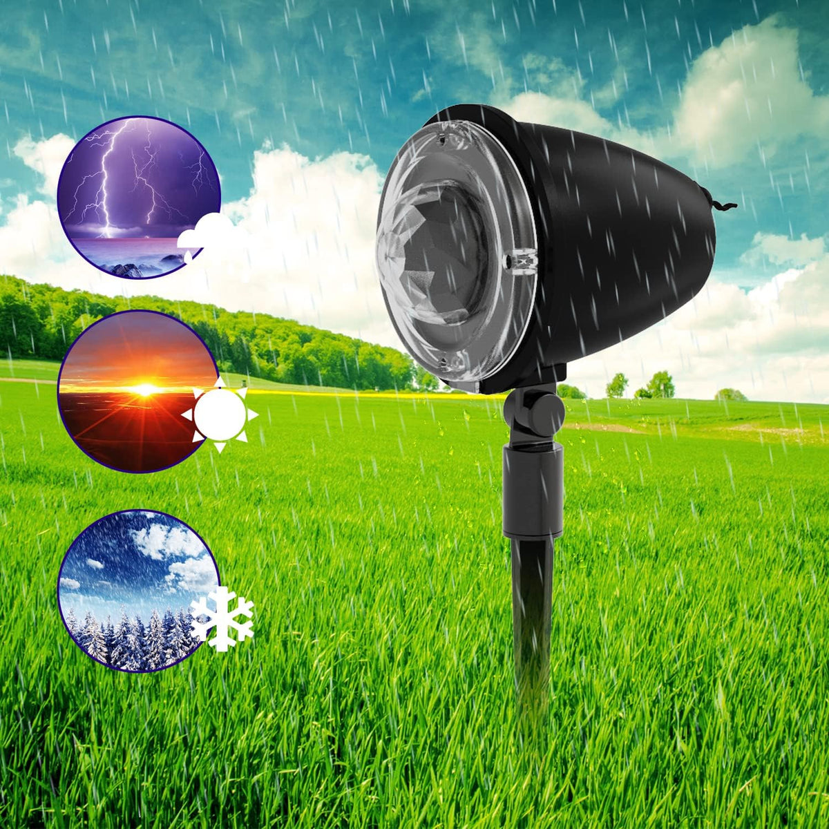 Snowflake Projector Light with Remote Control D516793