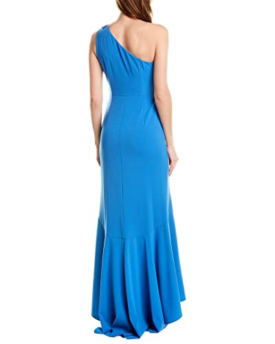 One Shoulder Crepe Gown S93695