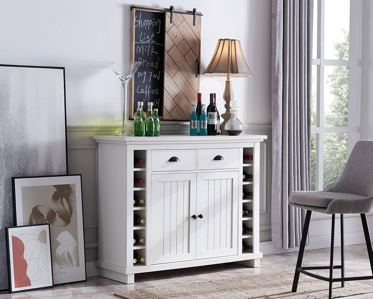 Mahogany Bar Cabinet with Stem Glass Placement B53572