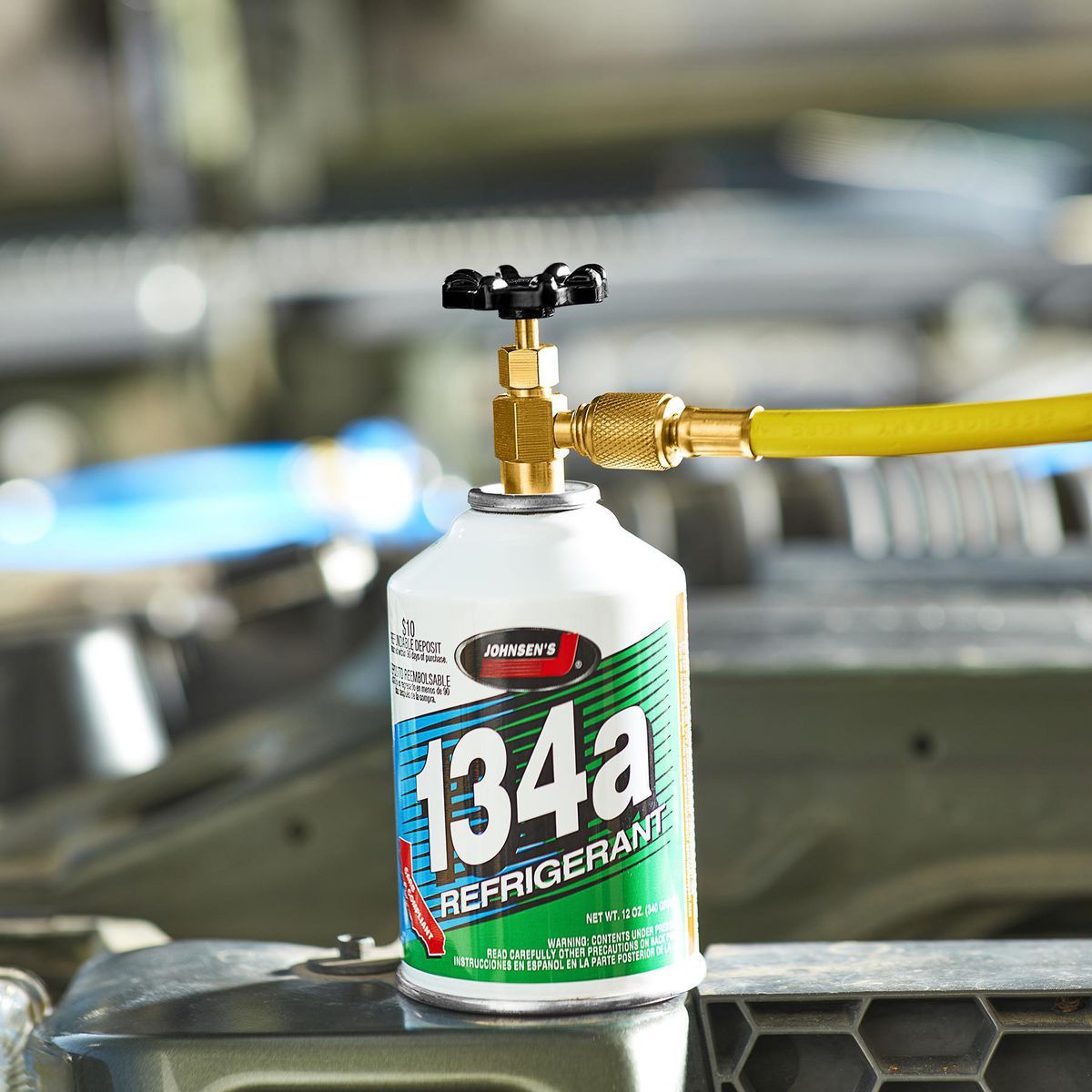 R134a Self-Sealing A/C Refrigerant Can Tap Valve M1359
