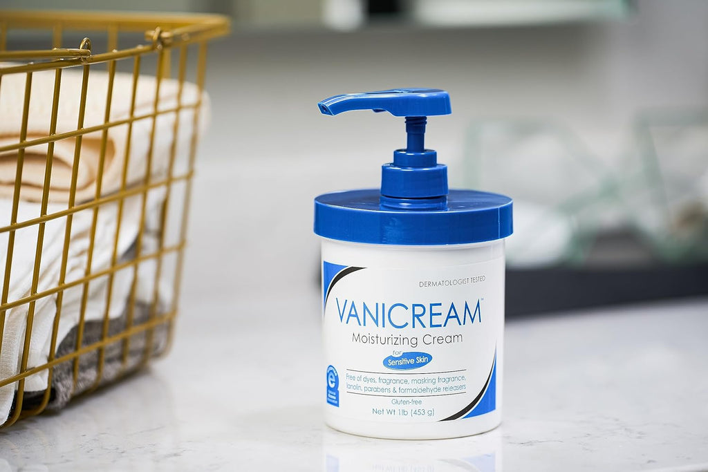 16 fl oz (1 lb) Moisturizing Skin Cream with Pump Dispenser (Pack of 2) N444