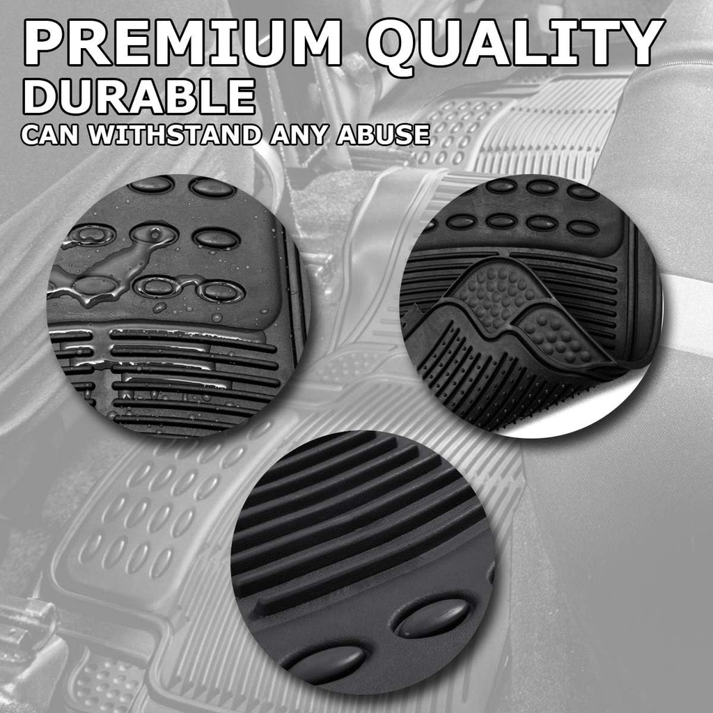 Black Rubber Car Floor Mat A53361