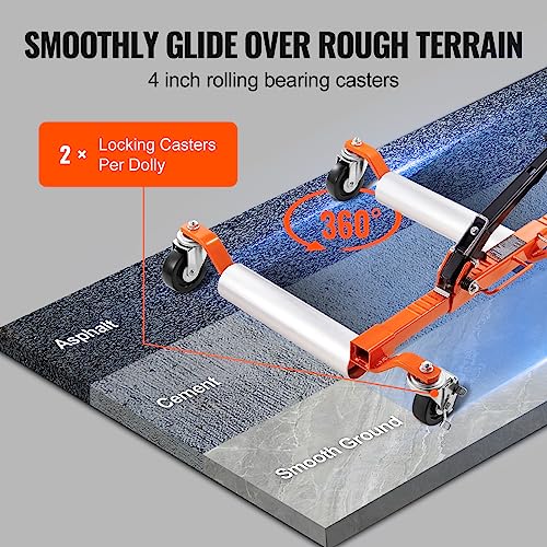 1 Piece Heavy Duty Ratcheting Wheel Dolly 1500 LBS D77151