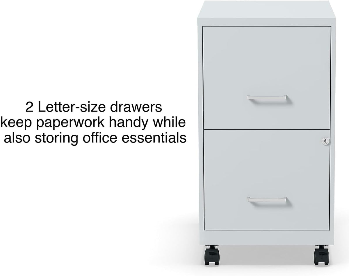 2-Drawer Locking Letter Gray Vertical File Cabinet N691820