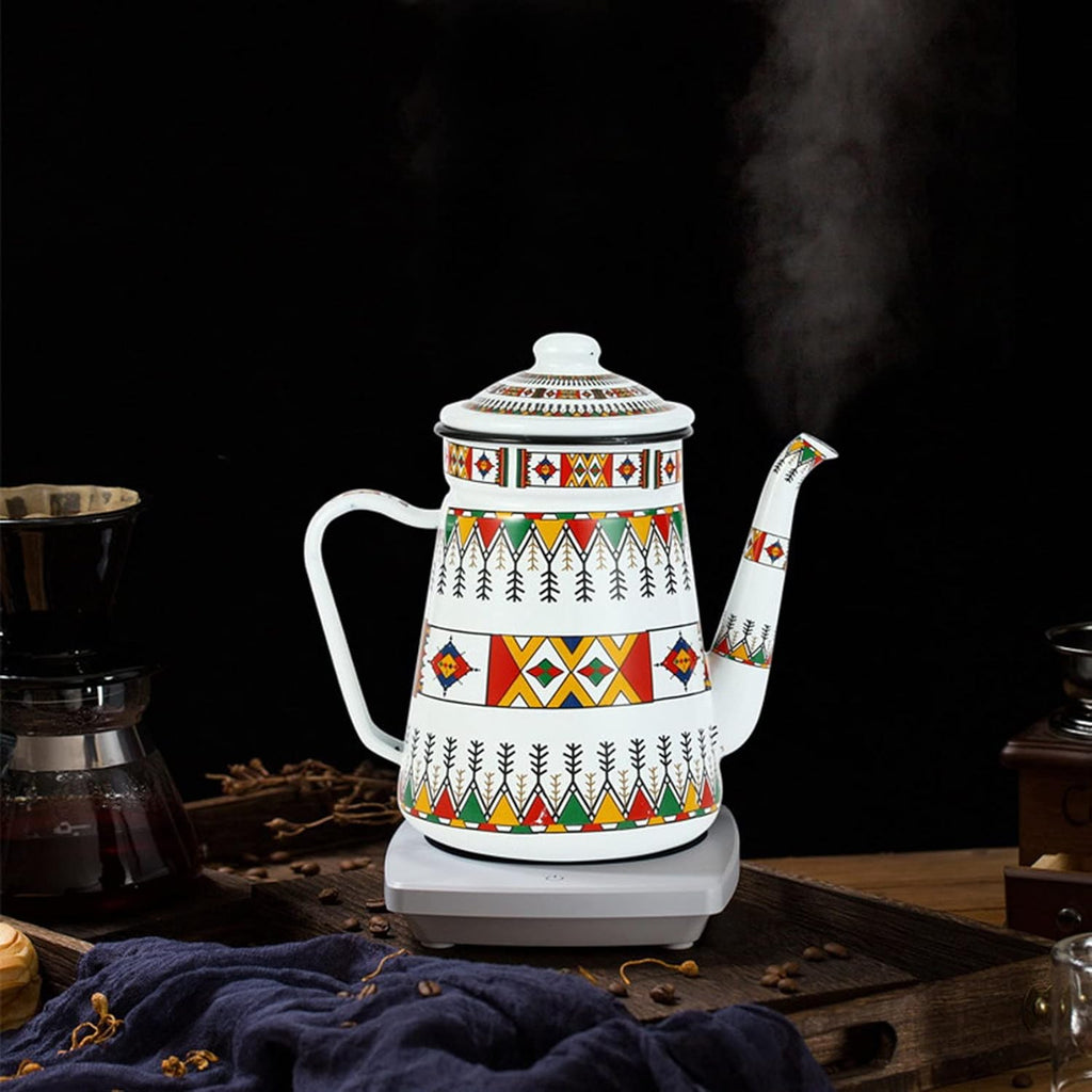 1.2L Enamel Coffee Pot Kettle P928552