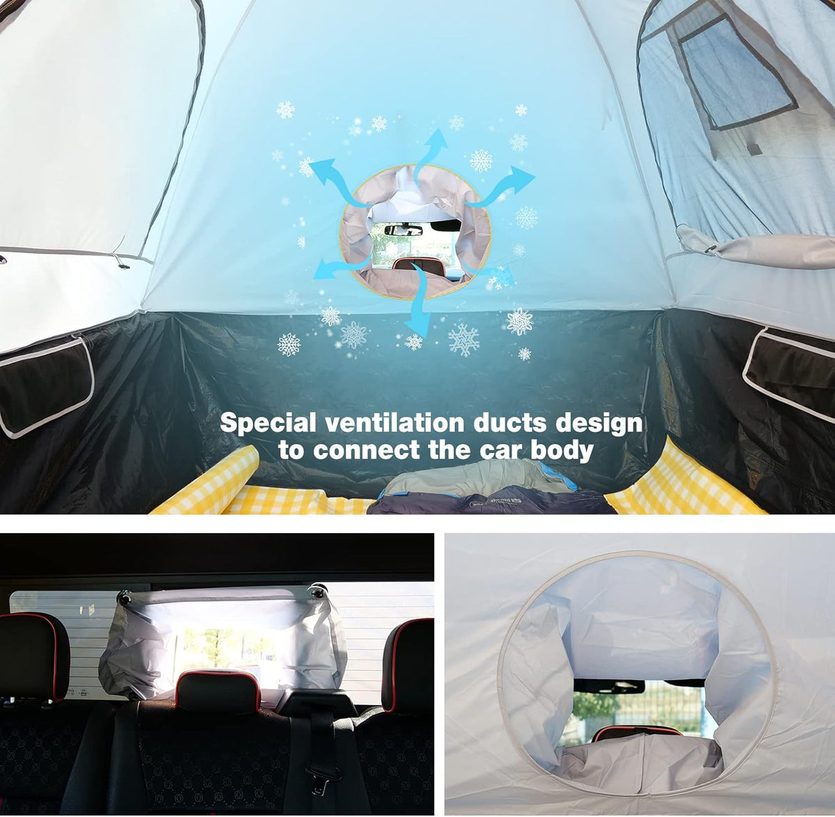 Waterproof 5.5-5.8 ft Truck Bed Tent for 2 Person S1345