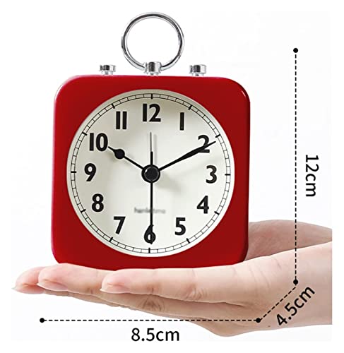 Small Digital Desk Clock with Square Metal Case O135526