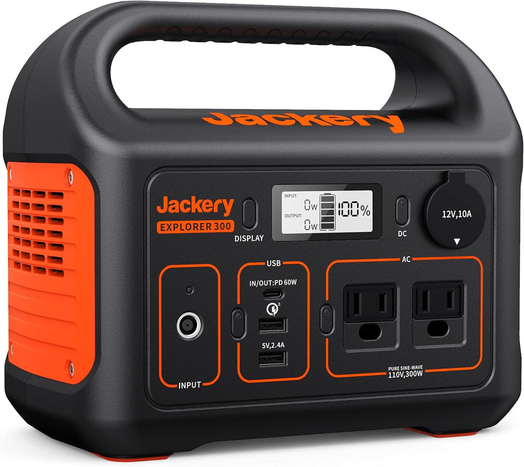 293Wh Portable Lithium Power Station with 300W AC Outlet O380
