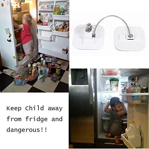 White Fridge Lock M9297