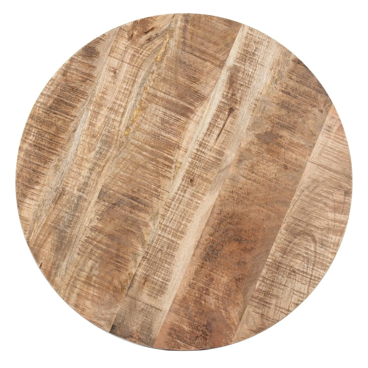 Black and Natural Wood Cage Coffee Table J6014